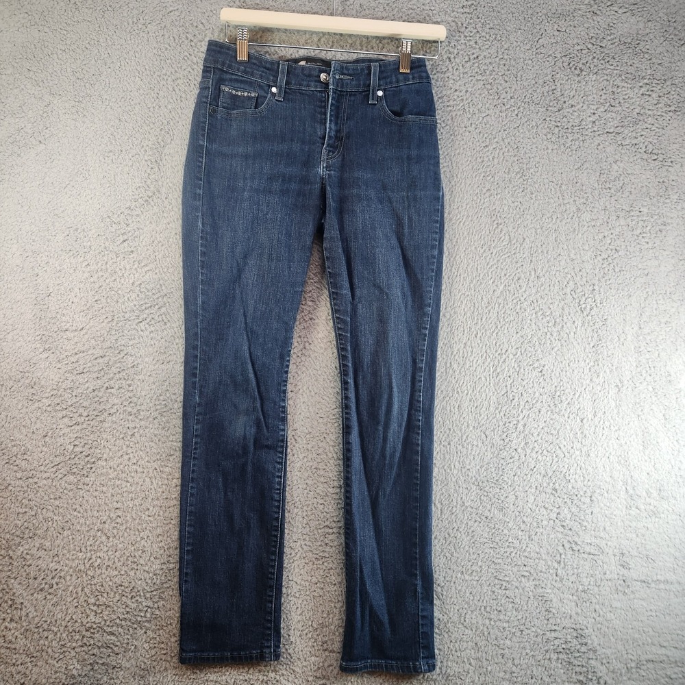 Levi's Jeans Women's 27 Blue Denim Stretch‎ 5-Pocket Mid-Rise Skinny Leg Zip Fly